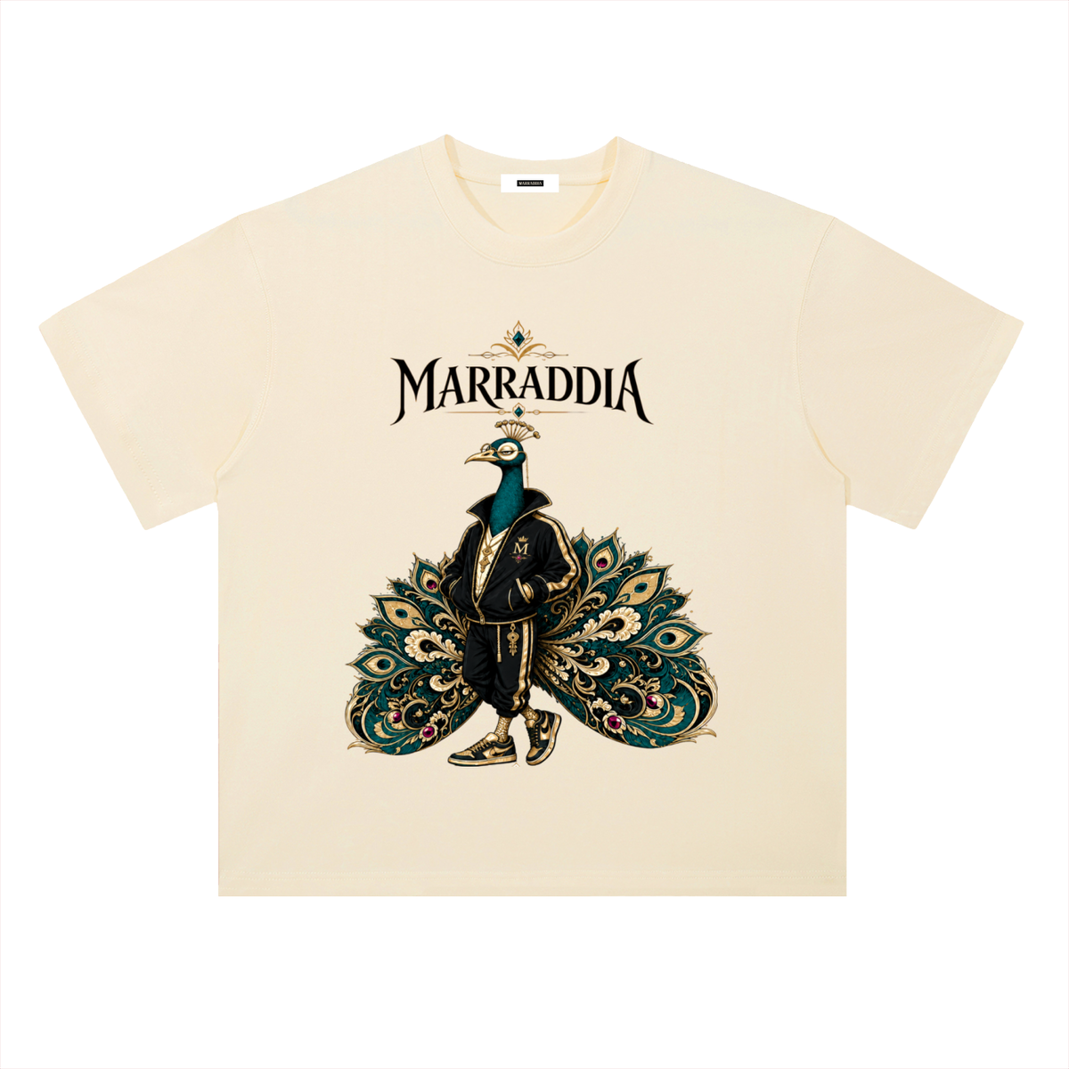 Heavyweight Drop Shoulder Cotton T-Shirt