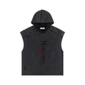 Snow Washed Boxy Hooded Tank Top