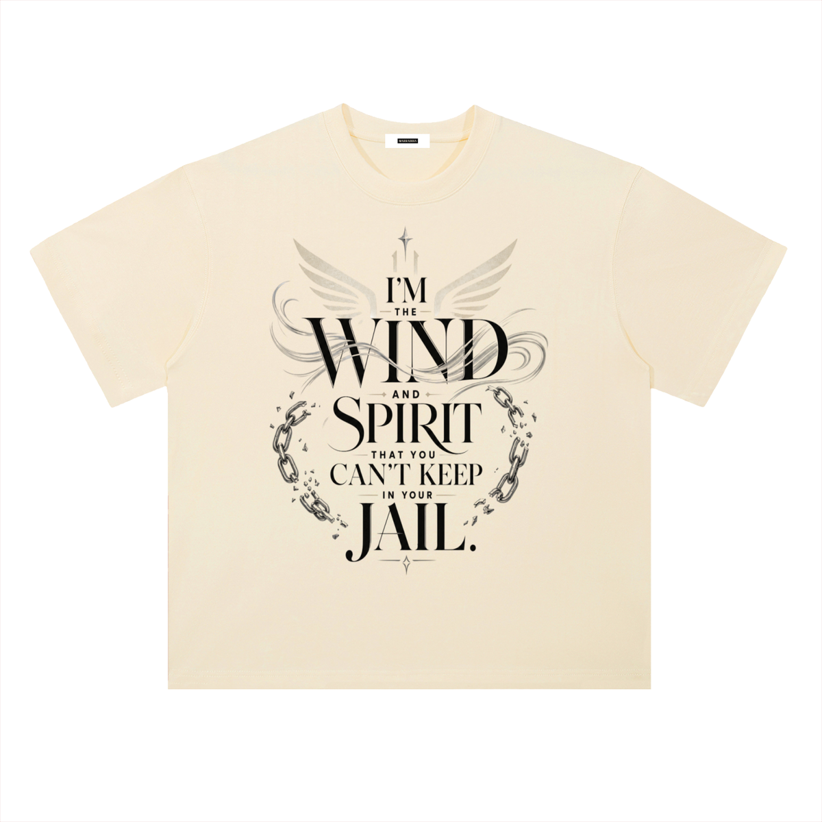 Heavyweight Drop Shoulder Cotton T-Shirt