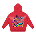 Sunfade Two-way Zipper Boxy Fleece Hoodie