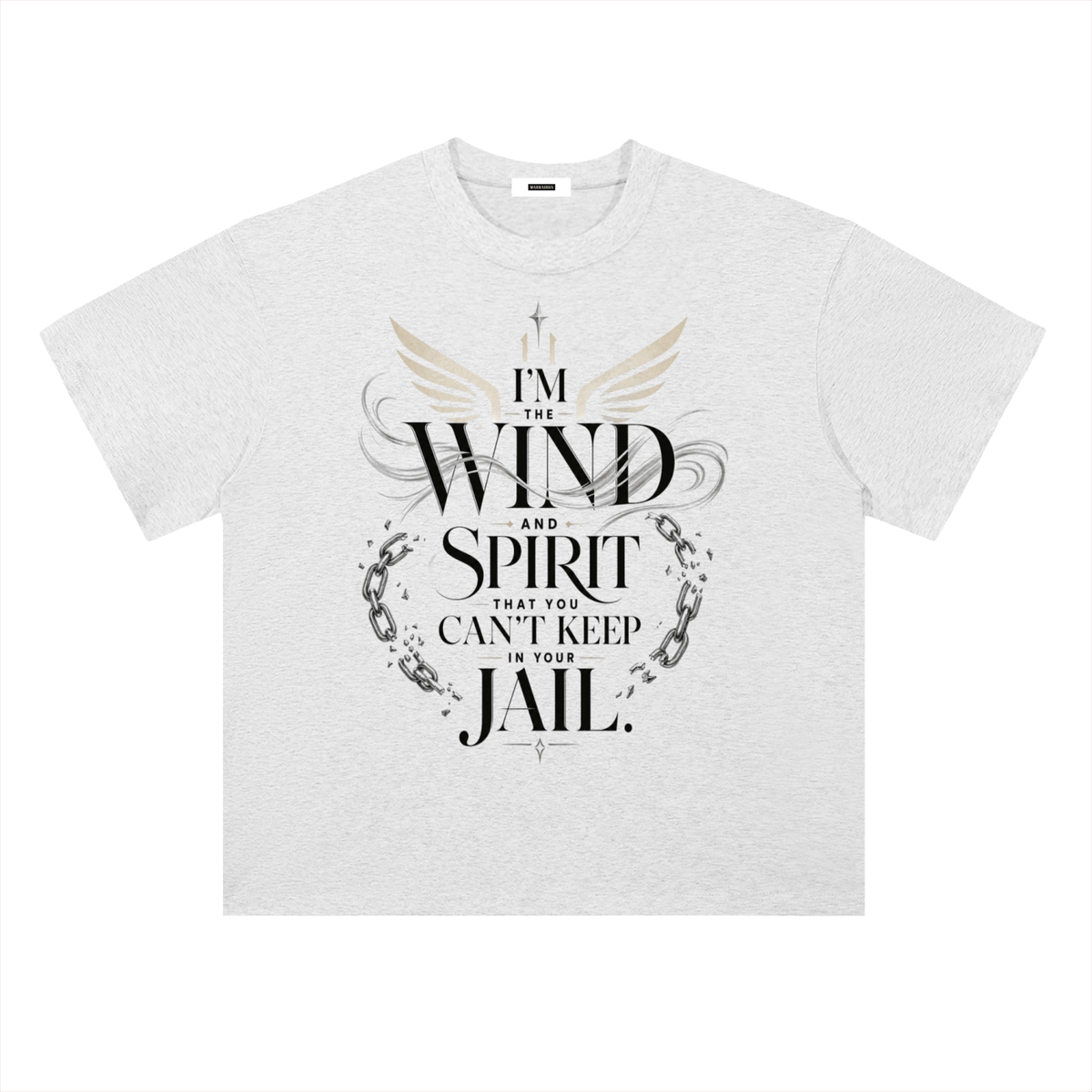 Heavyweight Drop Shoulder Cotton T-Shirt