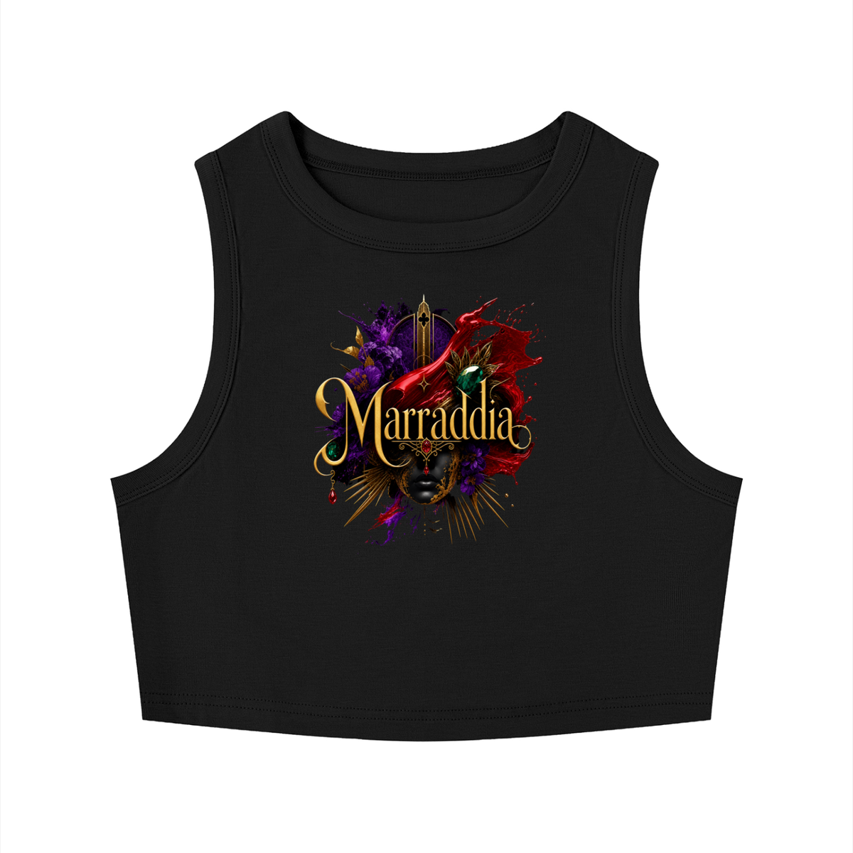Women's Tight Crewneck Crop Tank Top