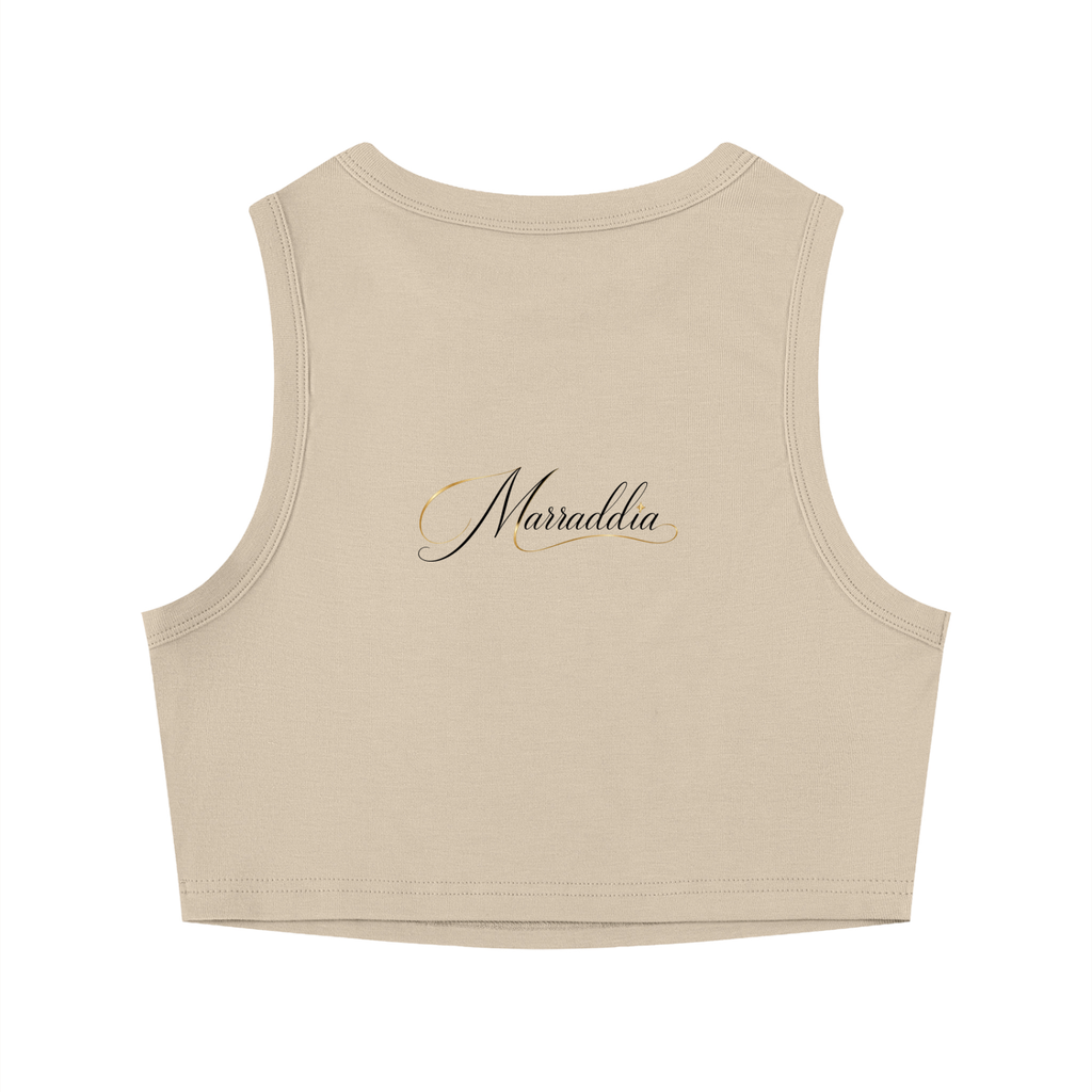Women's Tight Crewneck Crop Tank Top