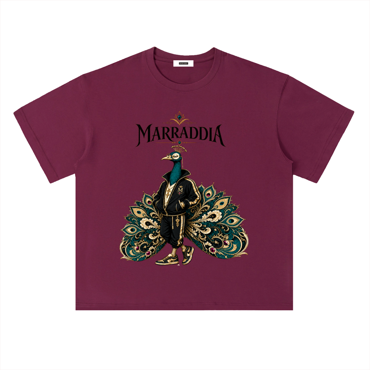 Heavyweight Drop Shoulder Cotton T-Shirt