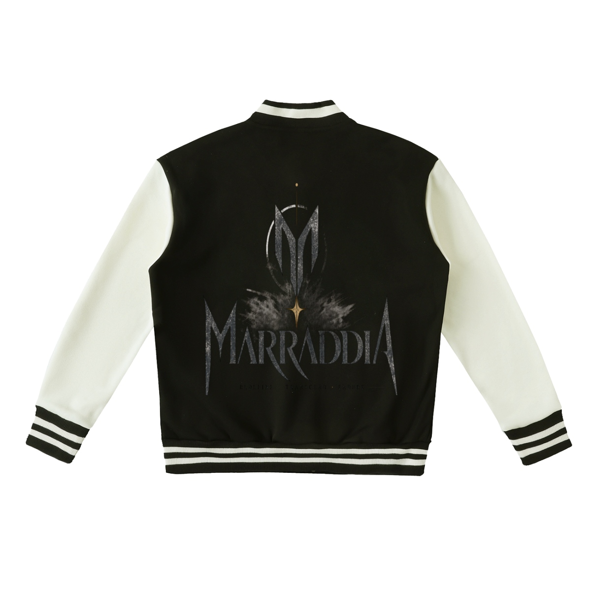Two-Tone Fleeced Varsity Jacket