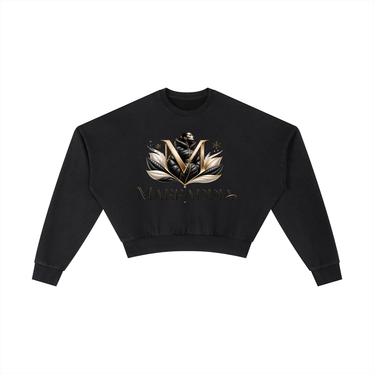Vintage Washed Cropped Sweatshirt