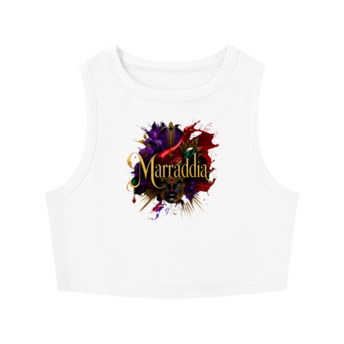Women's Tight Crewneck Crop Tank Top