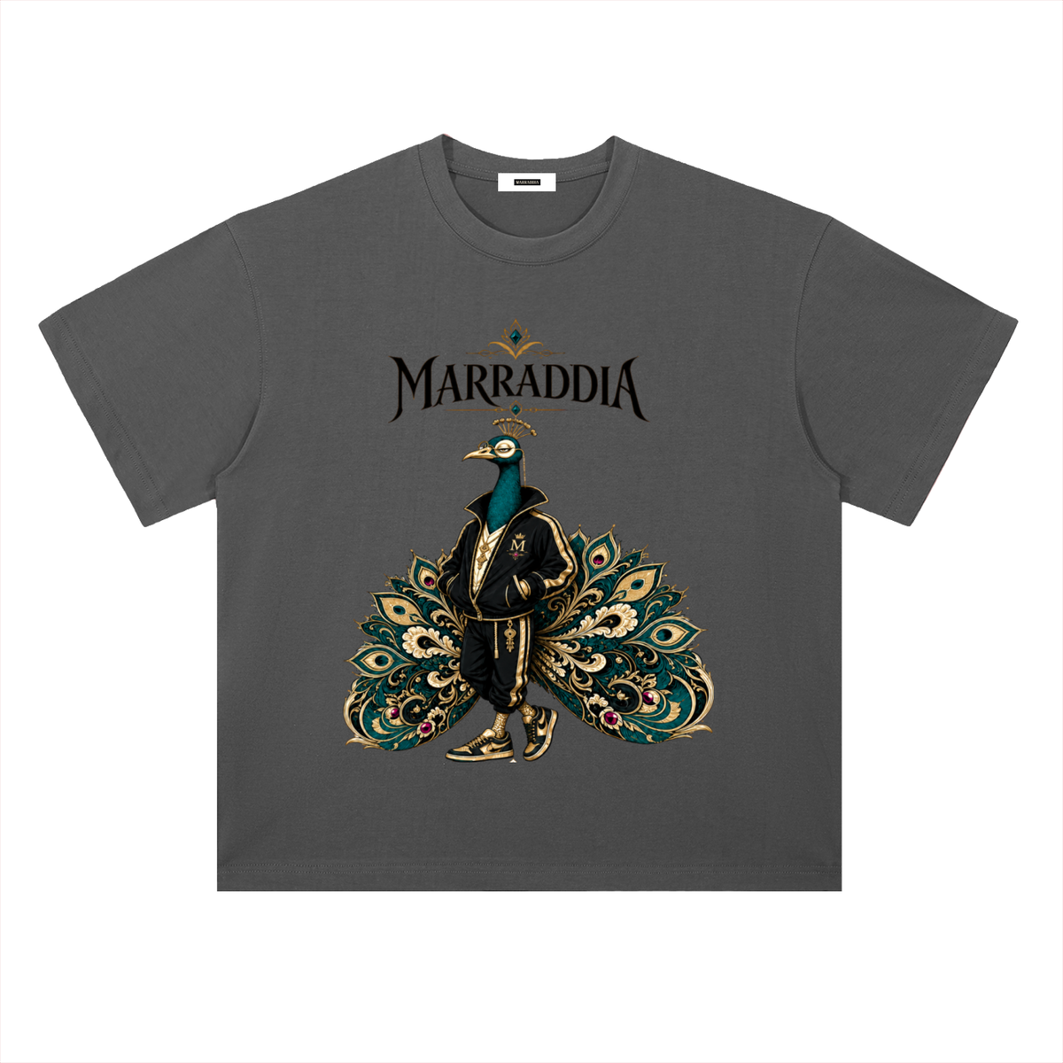 Heavyweight Drop Shoulder Cotton T-Shirt