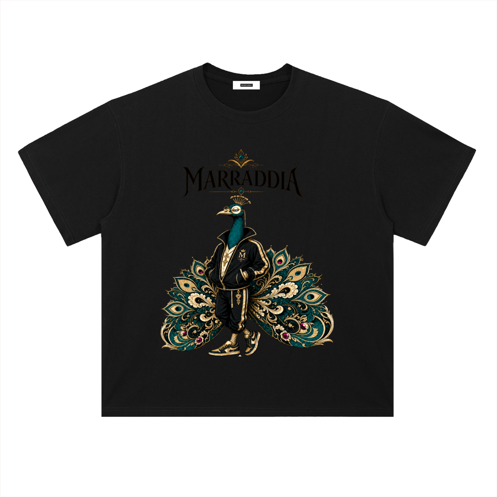 Heavyweight Drop Shoulder Cotton T-Shirt
