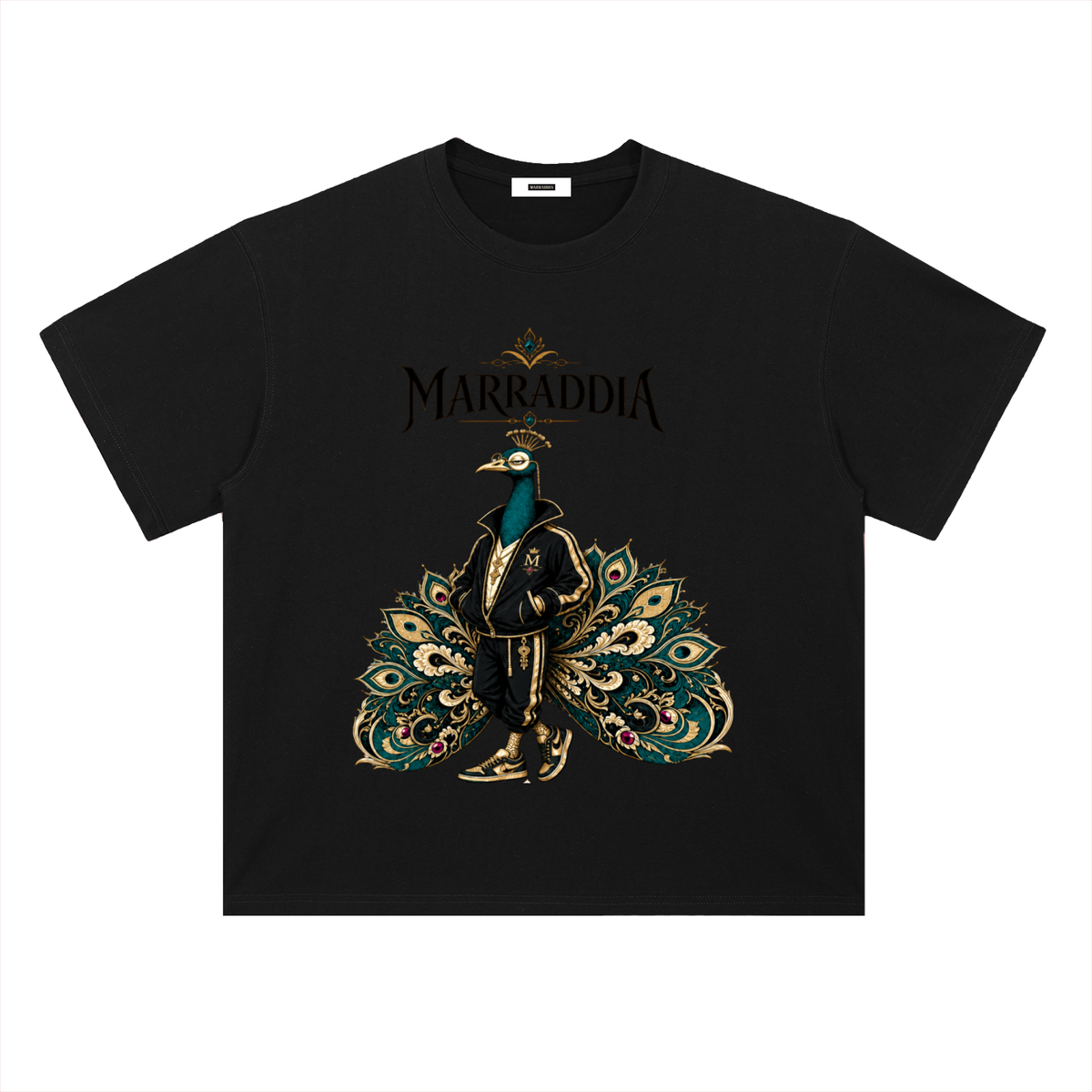 Heavyweight Drop Shoulder Cotton T-Shirt
