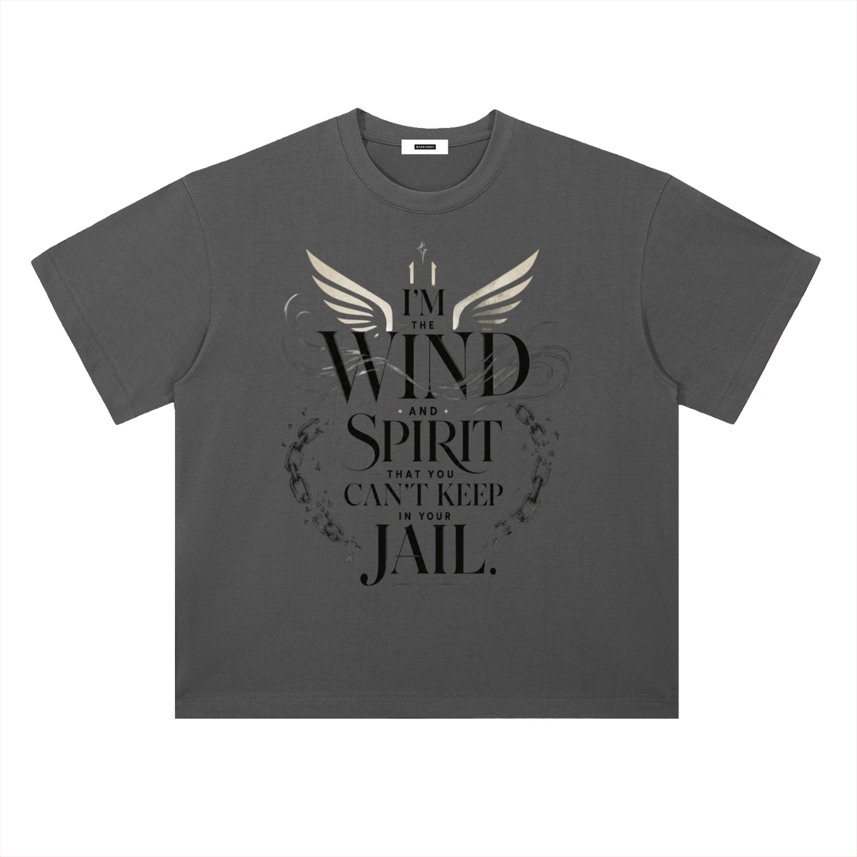 Heavyweight Drop Shoulder Cotton T-Shirt