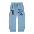 Unisex Vintage Washed Barrel Leg Sweatpants