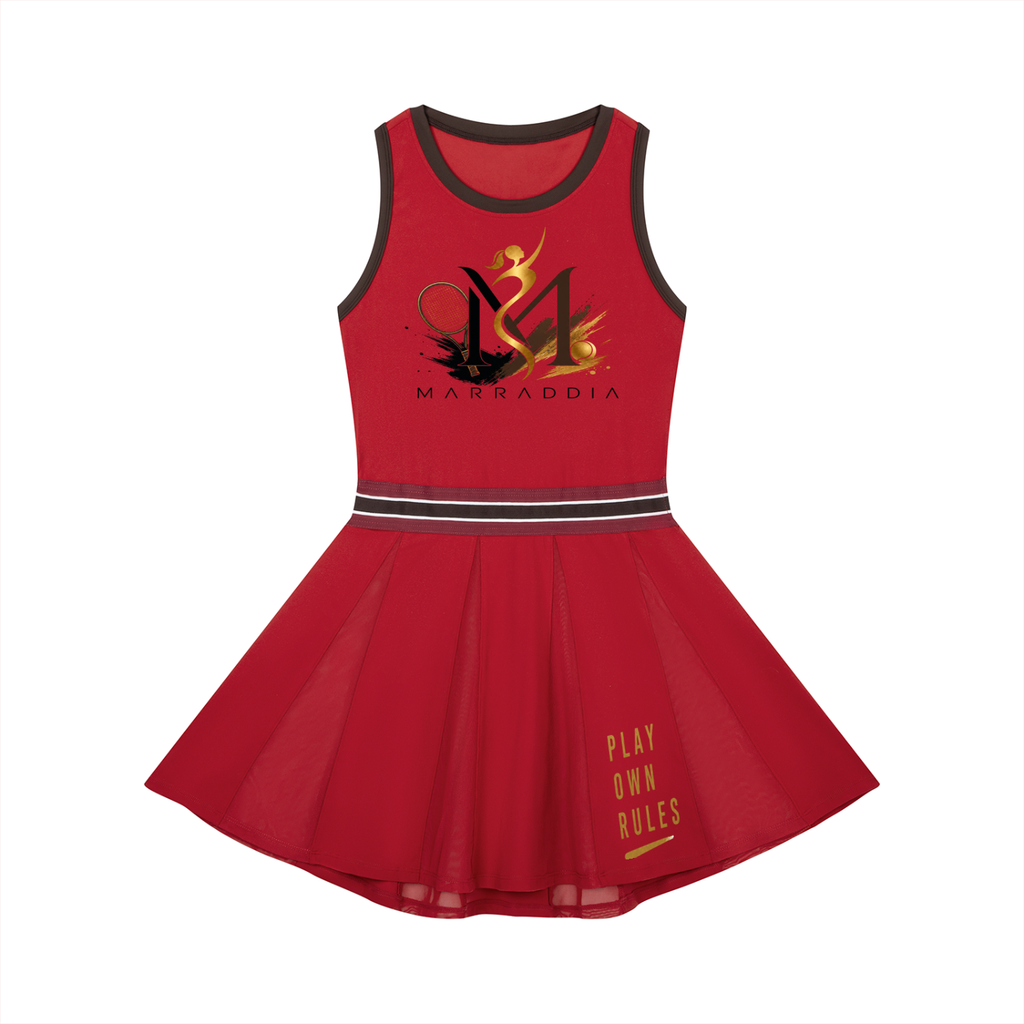 Women's Color Block A-Line Sleeveless Dress