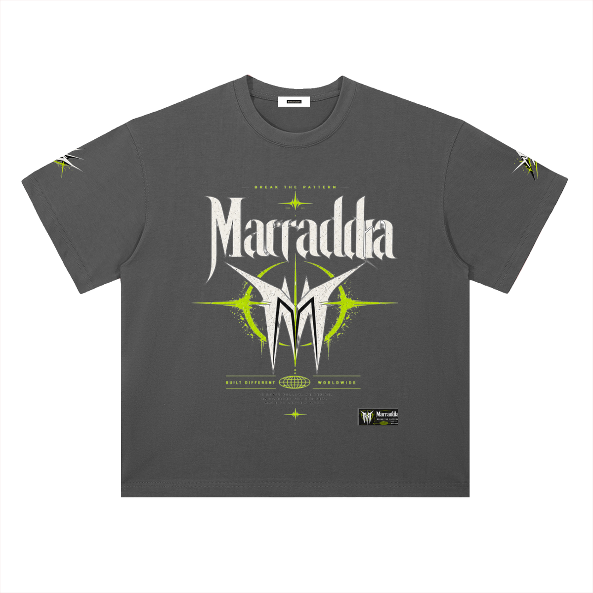 Heavyweight Drop Shoulder Cotton T-Shirt