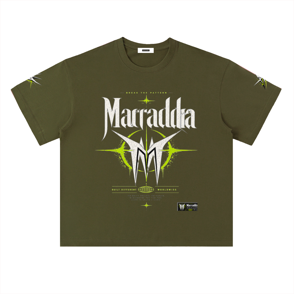 Heavyweight Drop Shoulder Cotton T-Shirt