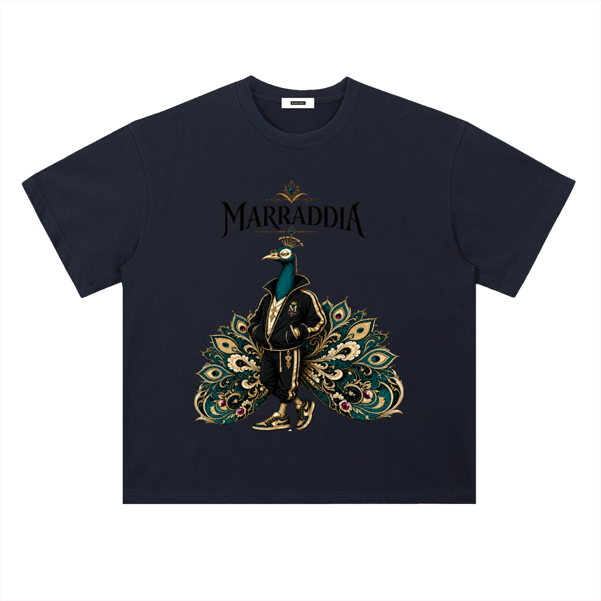 Heavyweight Drop Shoulder Cotton T-Shirt