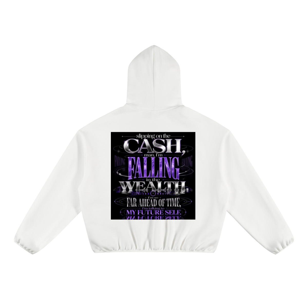 Unisex Boxy Piping Fleece Hoodie