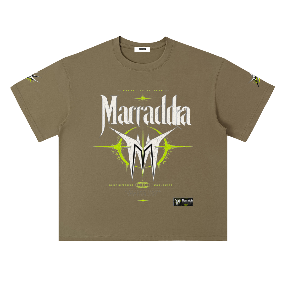 Heavyweight Drop Shoulder Cotton T-Shirt