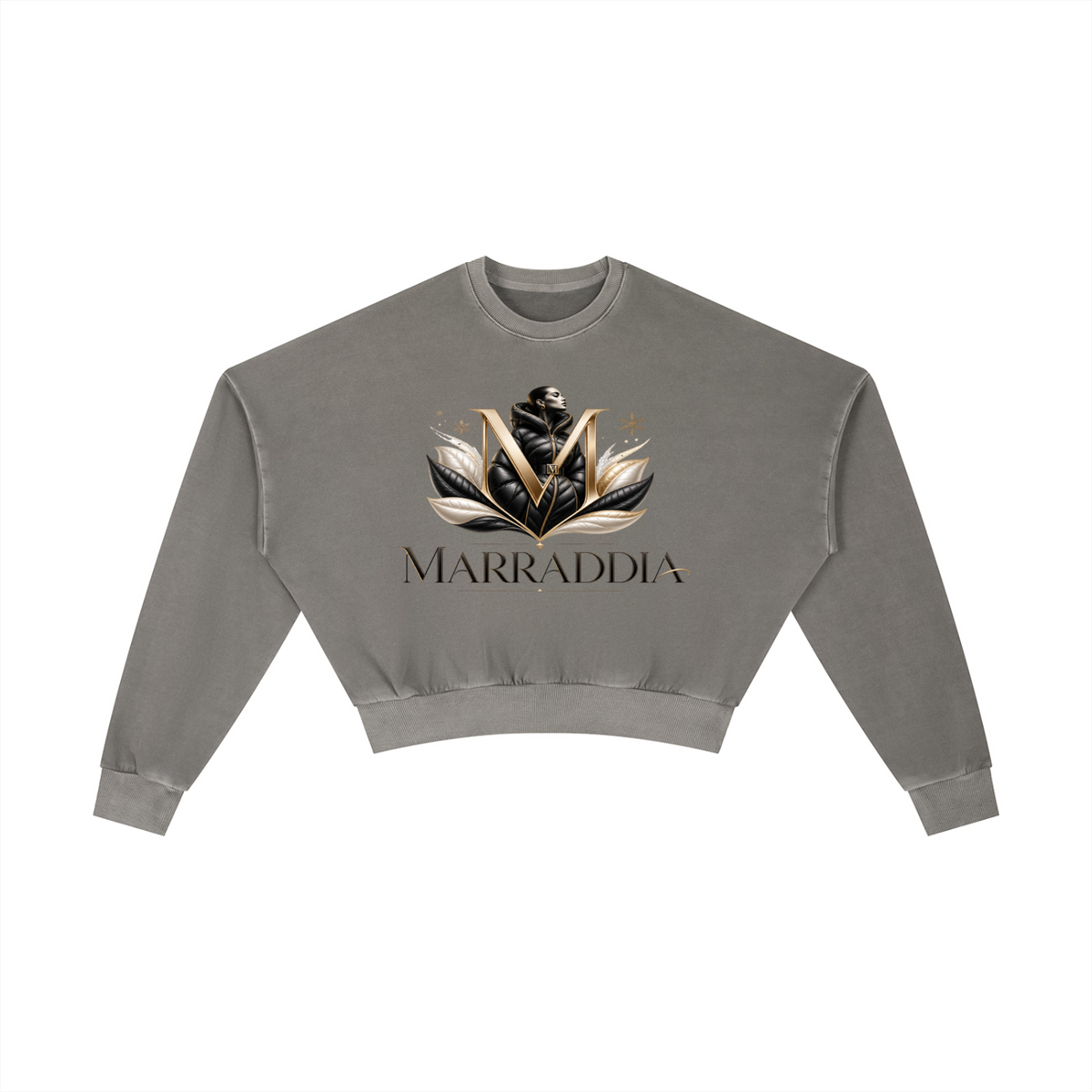Vintage Washed Cropped Sweatshirt