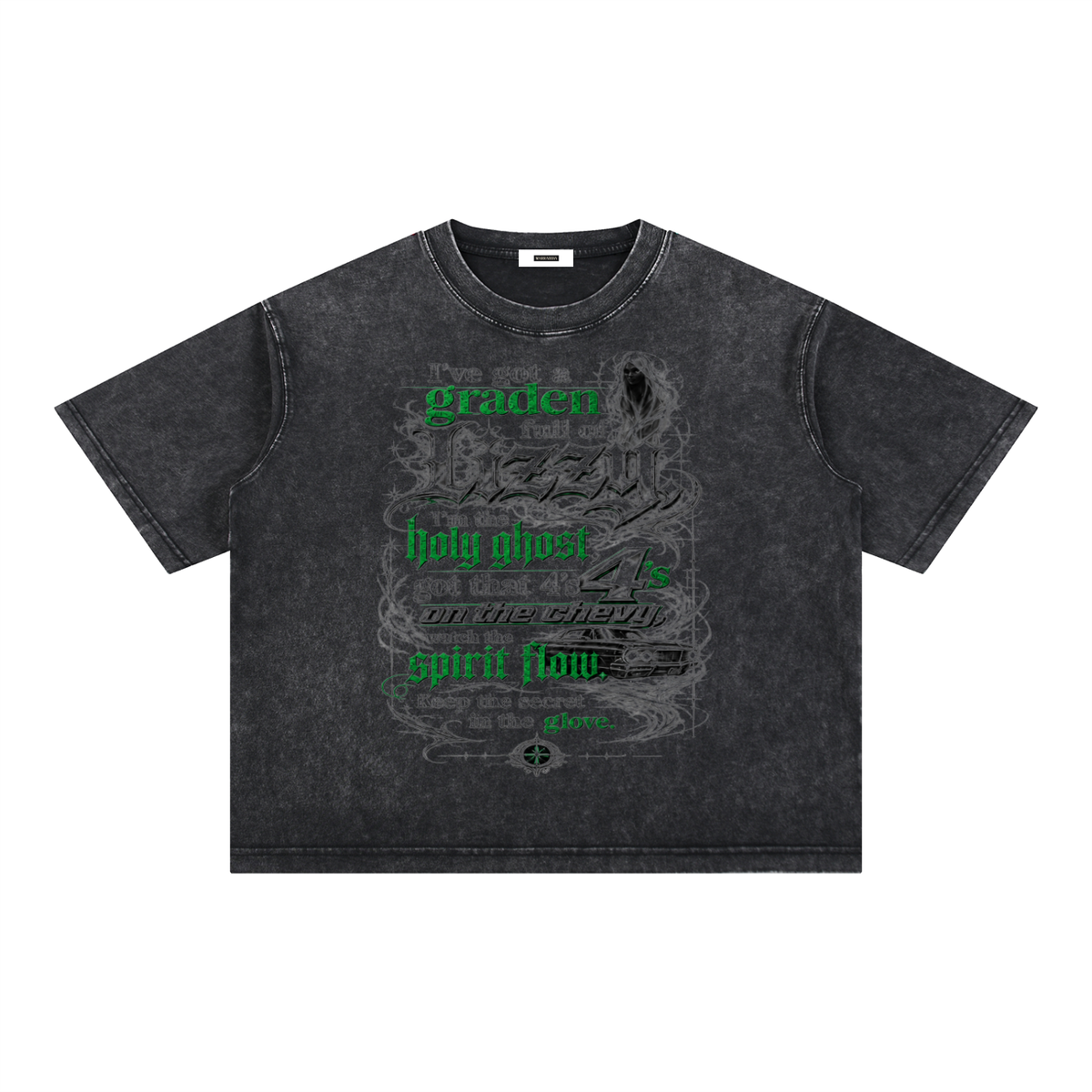 Mineral Wash Boxy Cotton T-Shirt