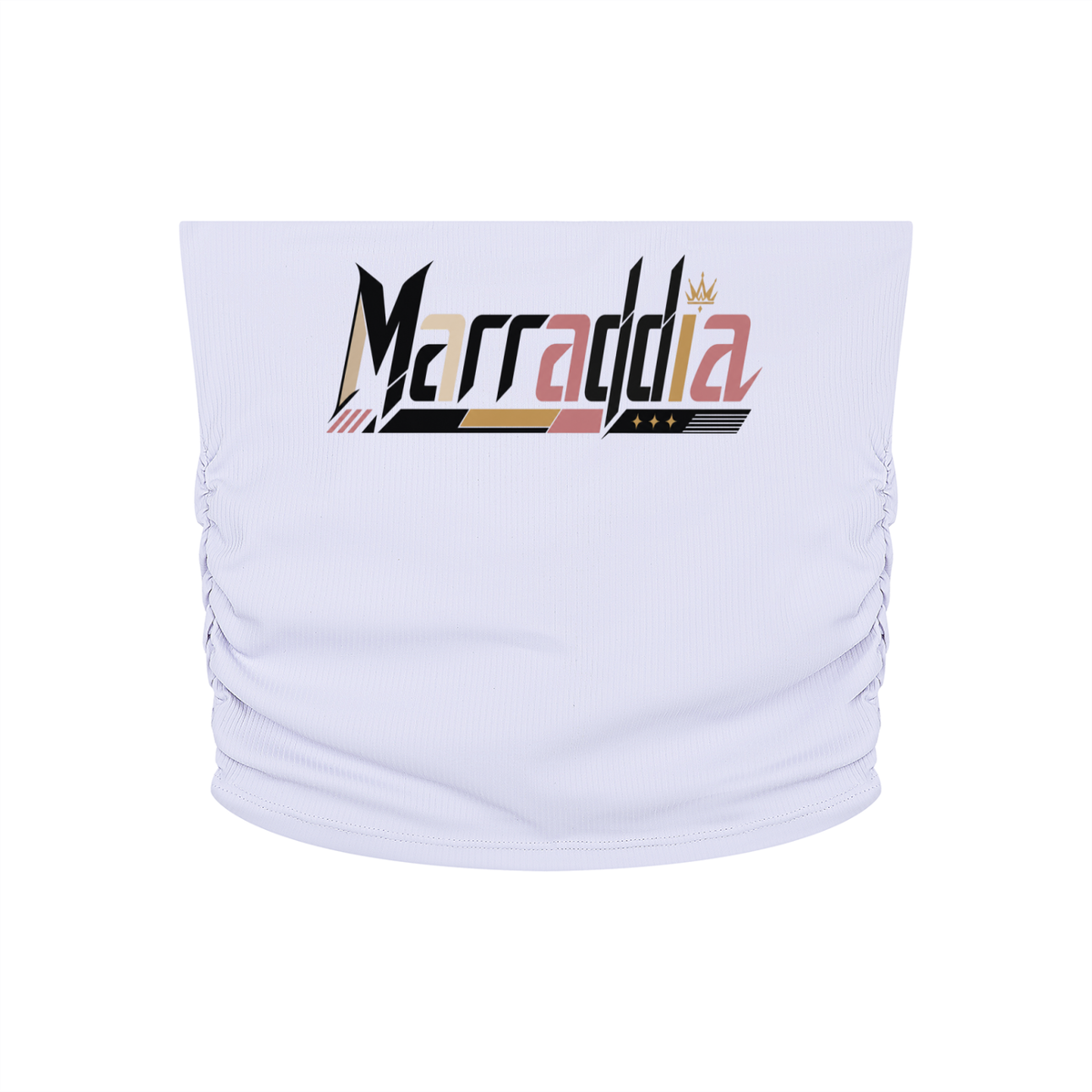 Women’s Ruched Cropped Yoga Tube Top