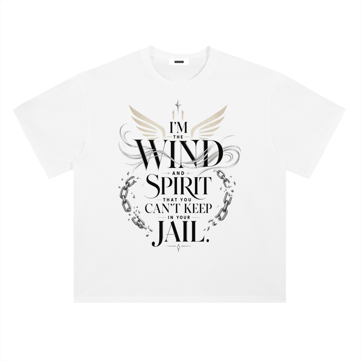 Heavyweight Drop Shoulder Cotton T-Shirt