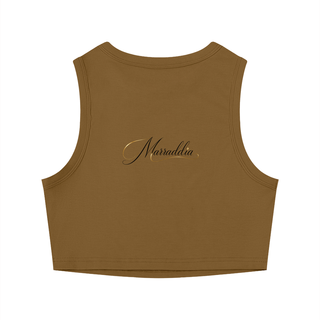 Women's Tight Crewneck Crop Tank Top