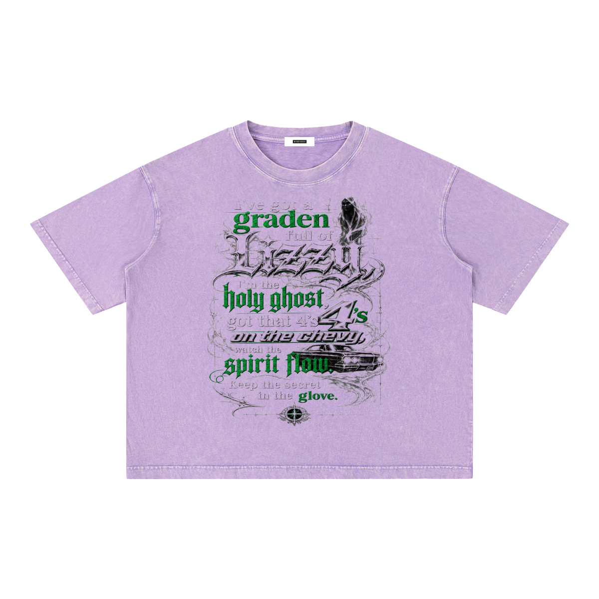 Mineral Wash Boxy Cotton T-Shirt