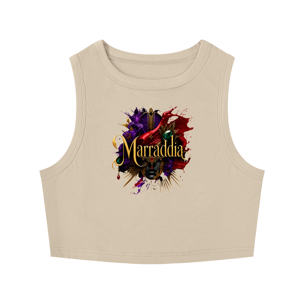 Women's Tight Crewneck Crop Tank Top