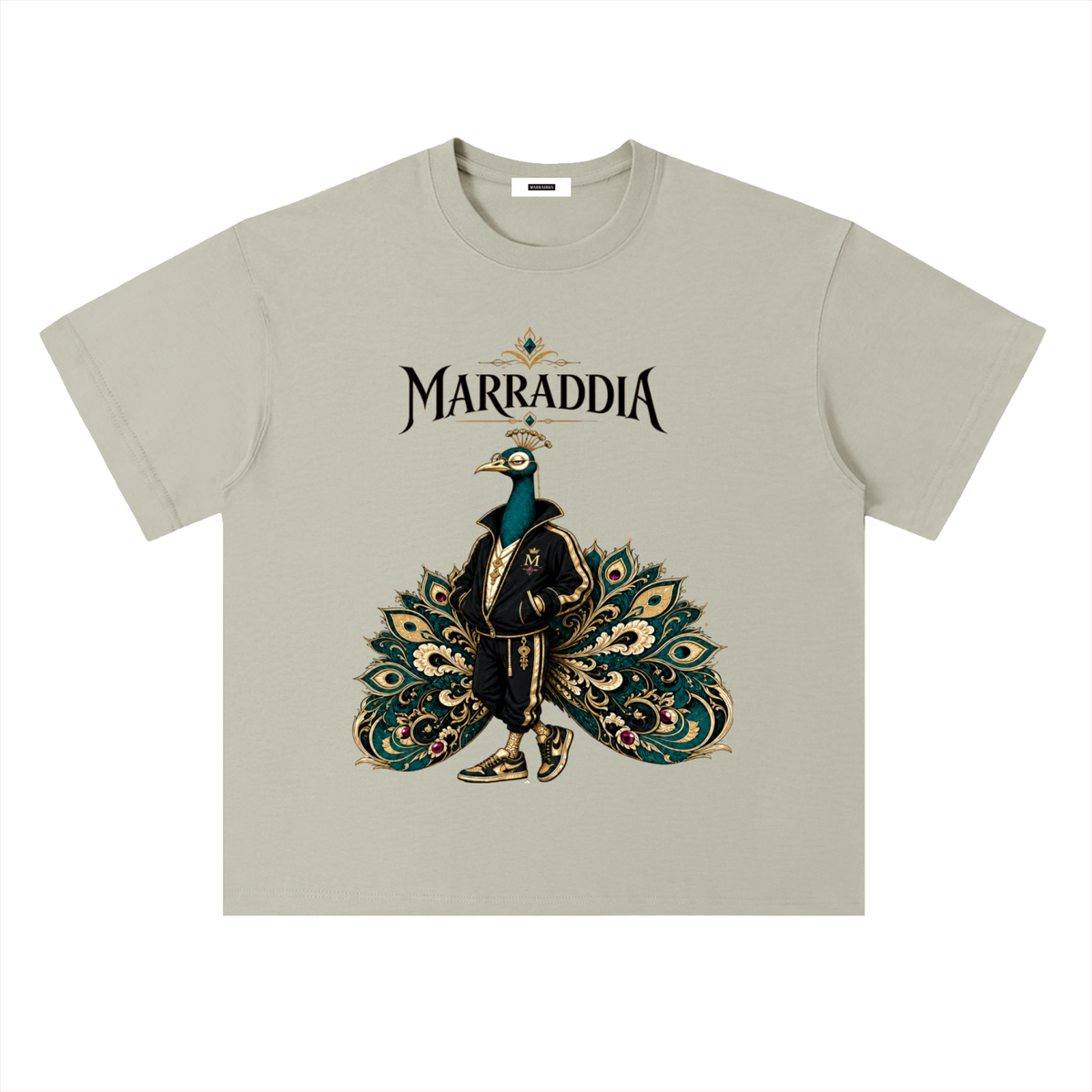 Heavyweight Drop Shoulder Cotton T-Shirt