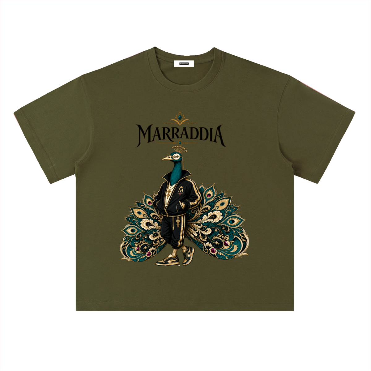 Heavyweight Drop Shoulder Cotton T-Shirt