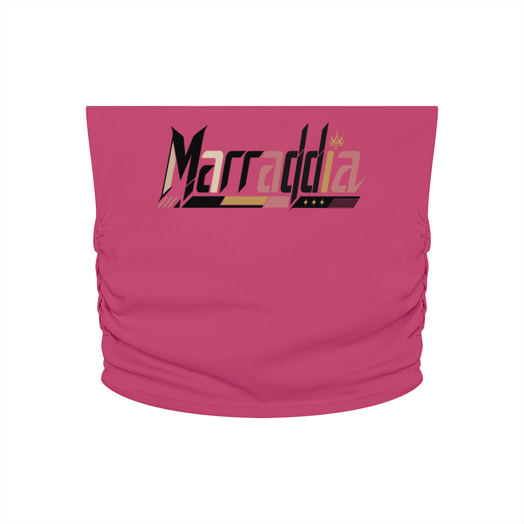 Women’s Ruched Cropped Yoga Tube Top