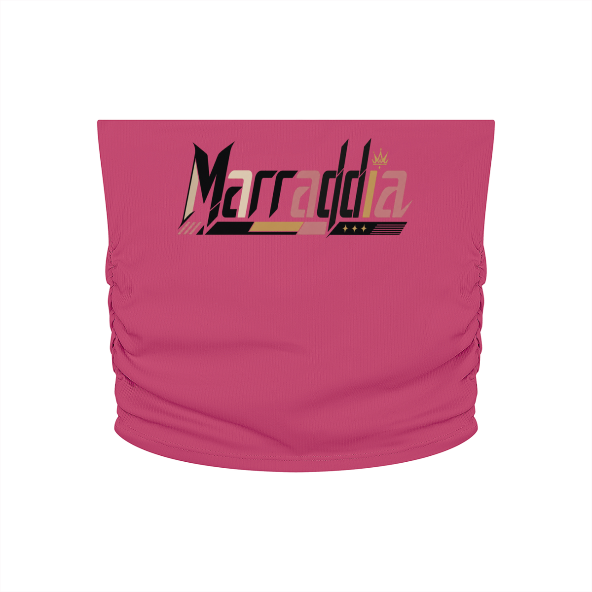 Women’s Ruched Cropped Yoga Tube Top
