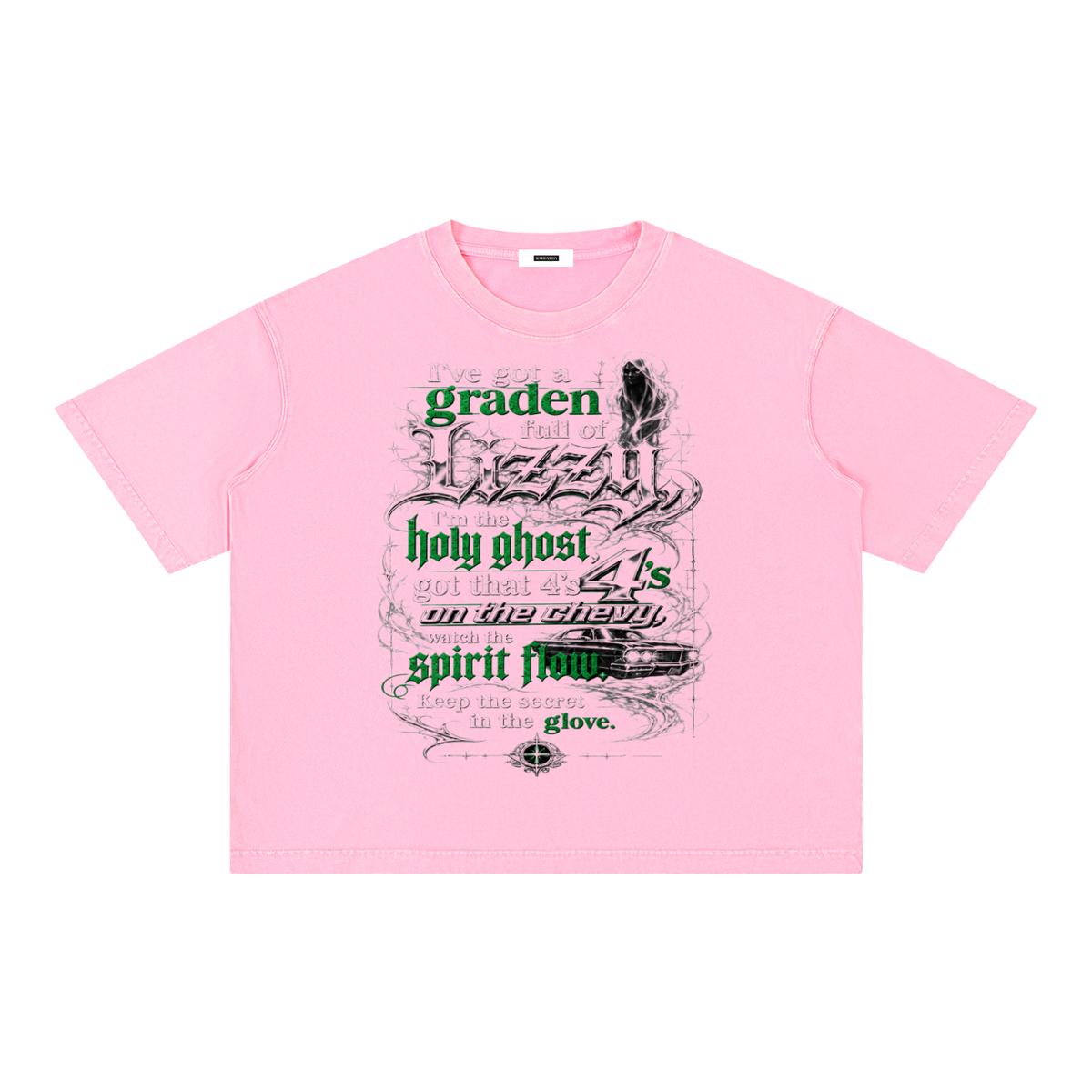 Mineral Wash Boxy Cotton T-Shirt