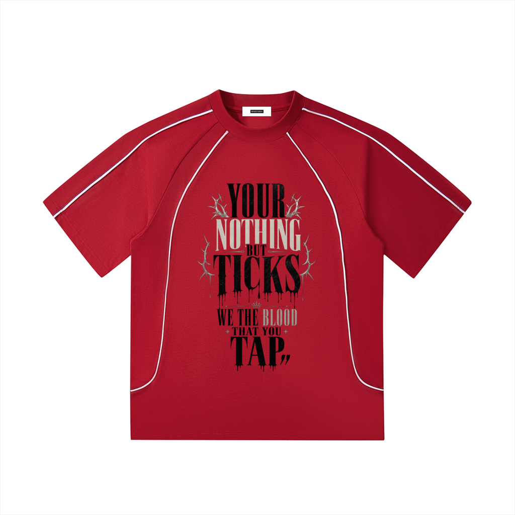 Contrast Stitch Raglan T-Shirt