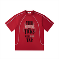 Contrast Stitch Raglan T-Shirt