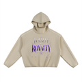Unisex Boxy Piping Fleece Hoodie