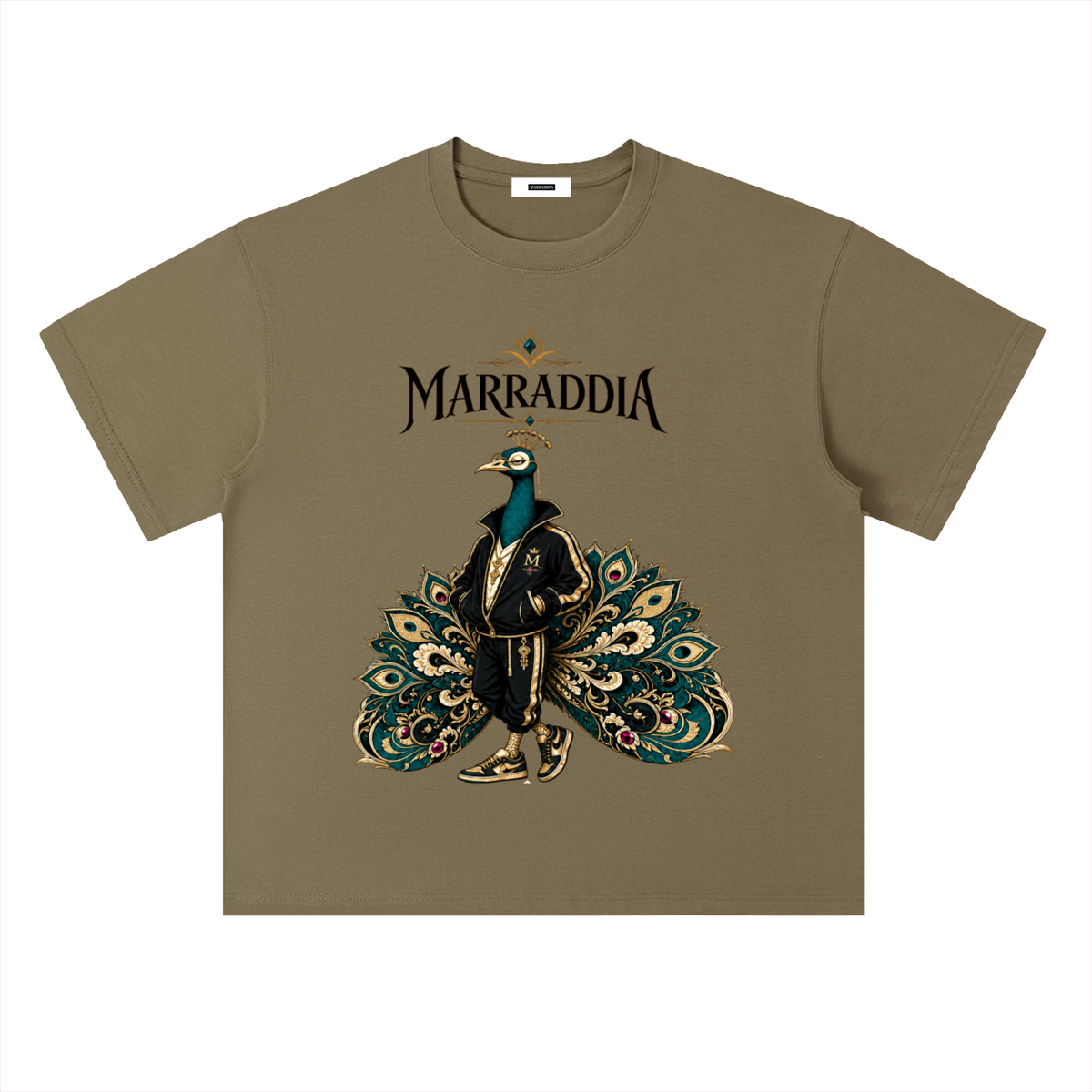 Heavyweight Drop Shoulder Cotton T-Shirt