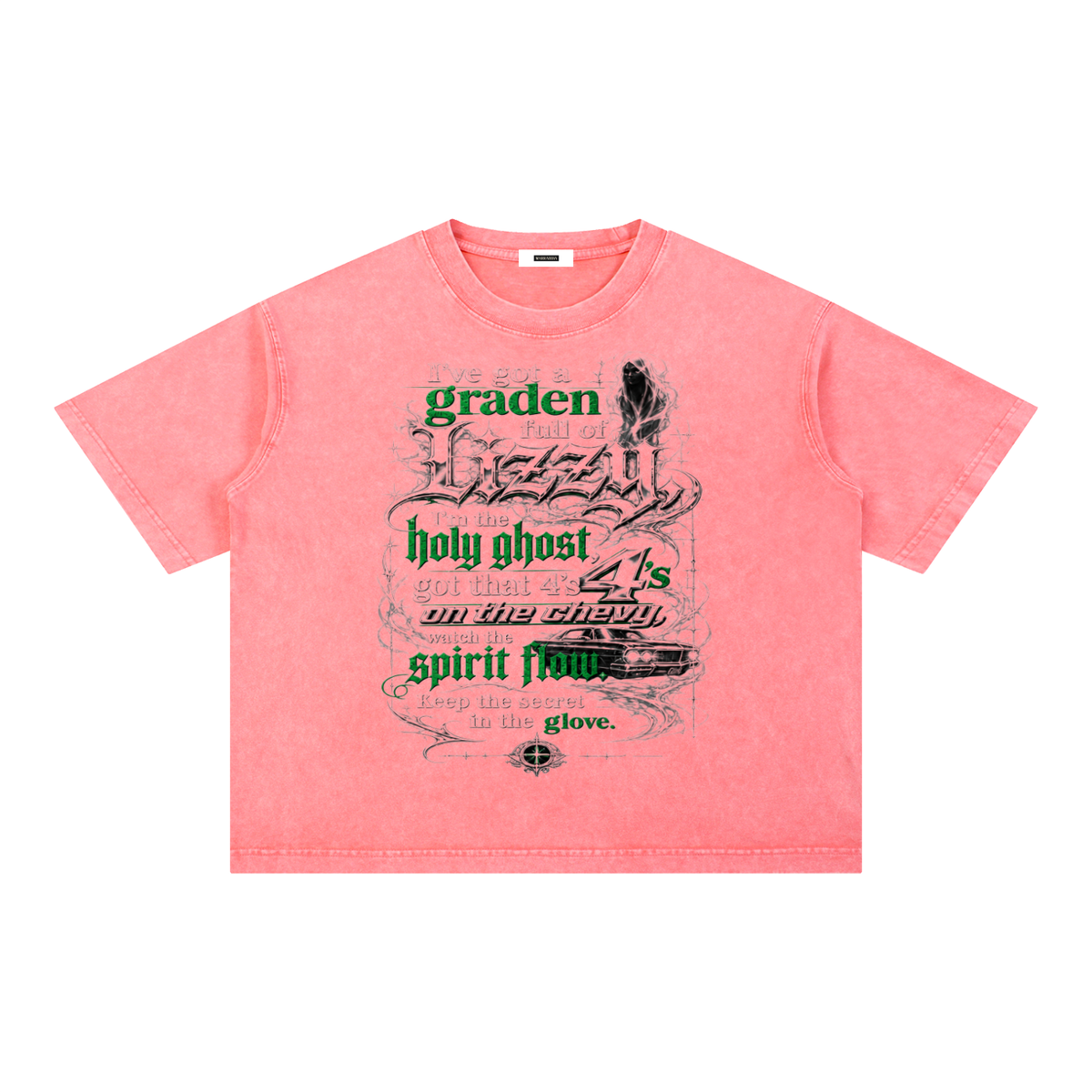 Mineral Wash Boxy Cotton T-Shirt
