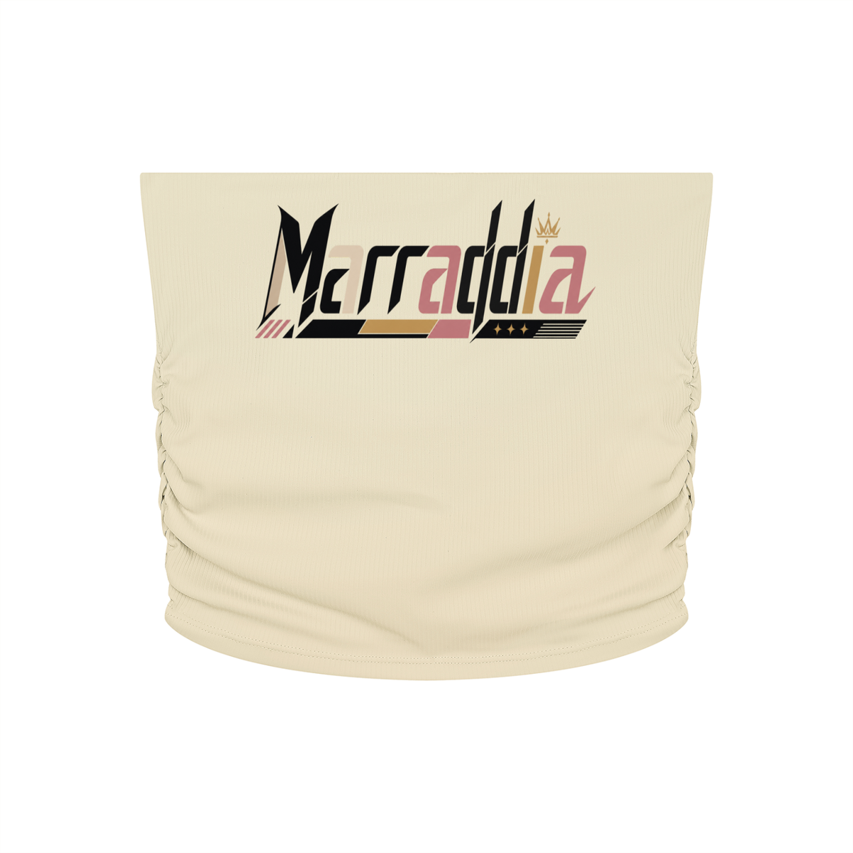Women’s Ruched Cropped Yoga Tube Top