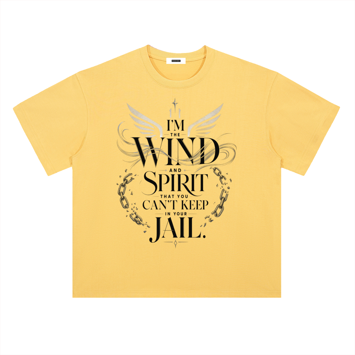 Heavyweight Drop Shoulder Cotton T-Shirt
