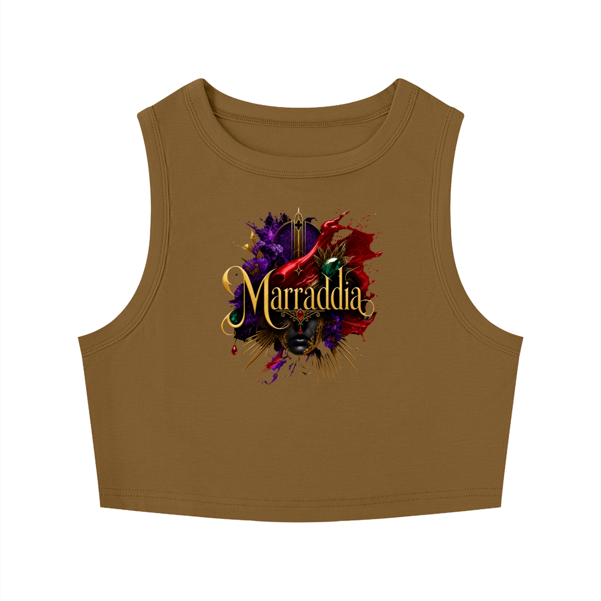 Women's Tight Crewneck Crop Tank Top