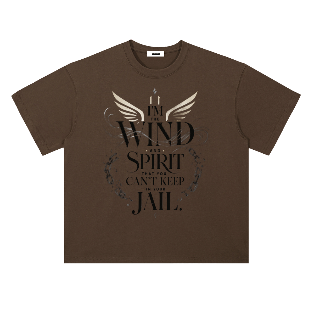 Heavyweight Drop Shoulder Cotton T-Shirt